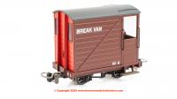 990802 Rapido Single Veranda Brake Van -  Brown No.6